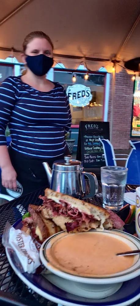 Reuben Sandwich with Orange Spice Tea